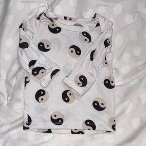 Forever French bamboo Yin Yang Baby Long Sleeve